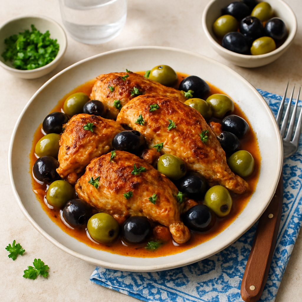 découvrez notre recette facile et rapide pour préparer un poulet sauté aux olives savoureux, idéal pour un repas gourmand et plein de saveurs méditerranéennes.