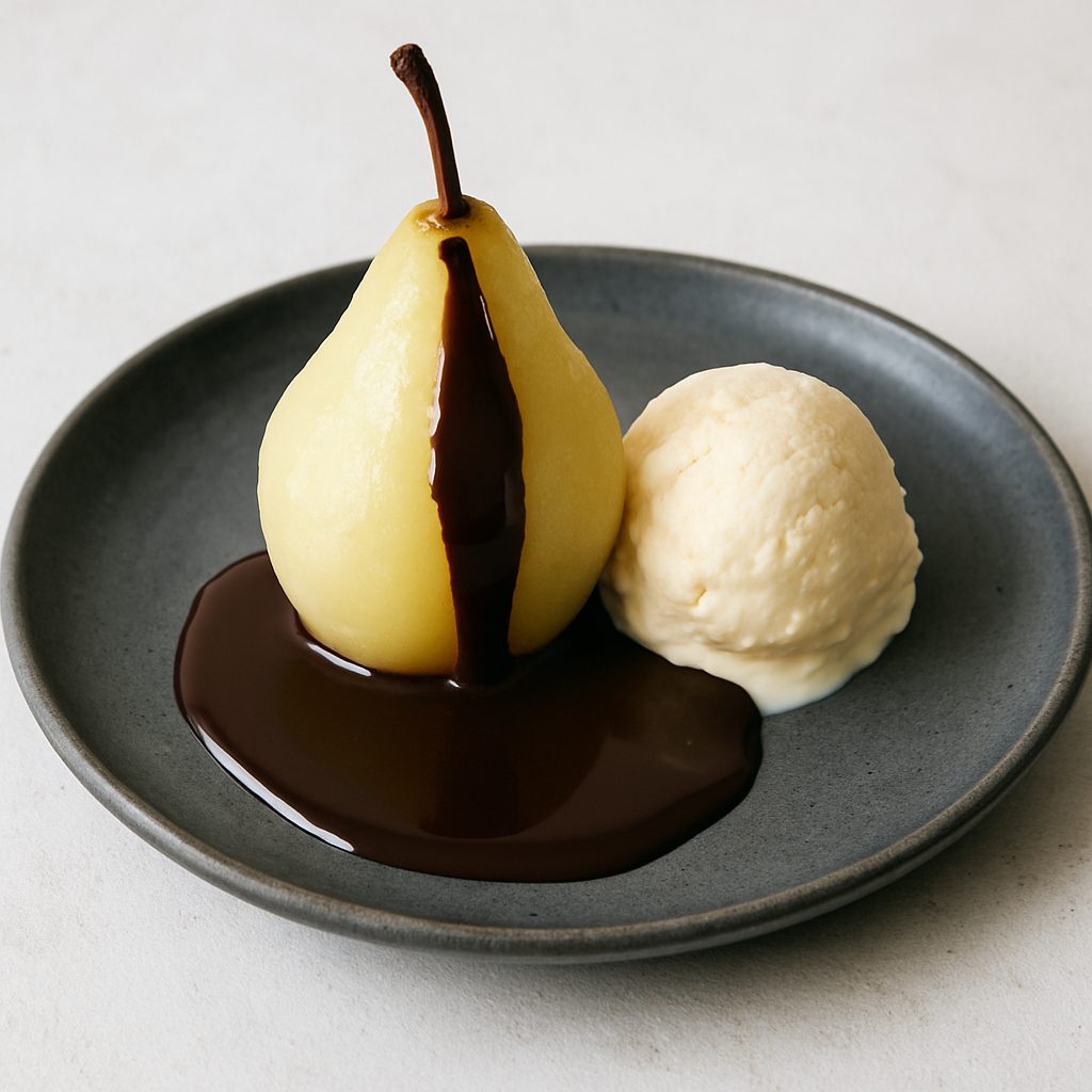découvrez l'histoire fascinante et la recette traditionnelle de la poire belle hélène, un dessert français classique alliant poire pochée, chocolat gourmand et crème onctueuse.