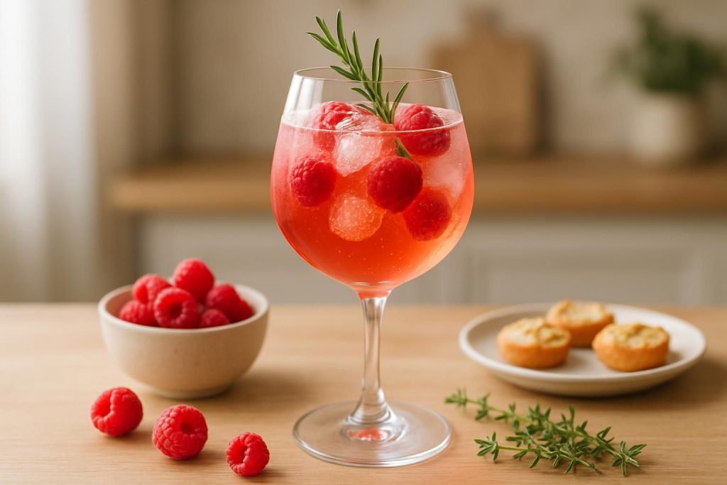 découvrez une recette simple et rapide d'apéritif au vin de framboise, idéale pour sublimer vos soirées entre amis ou en famille.