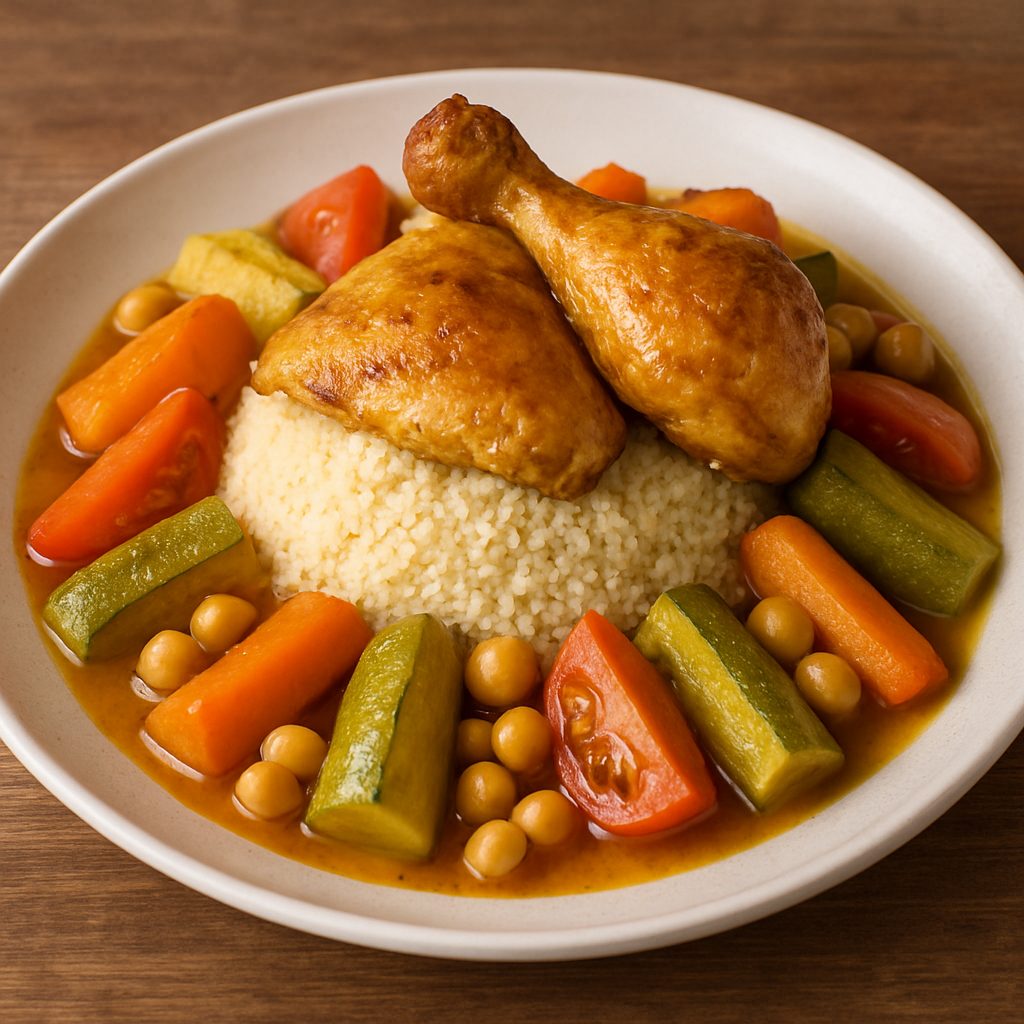 découvrez une recette simple et savoureuse de couscous au poulet, facile à préparer chez vous pour un repas convivial et délicieux.