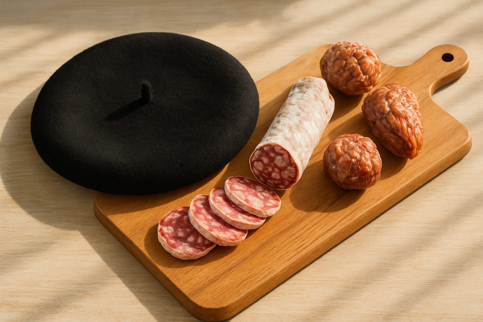 découvrez notre recette traditionnelle du béret basque, préparée avec de la charcuterie authentique pour un goût incomparable et une expérience culinaire typique du pays basque.