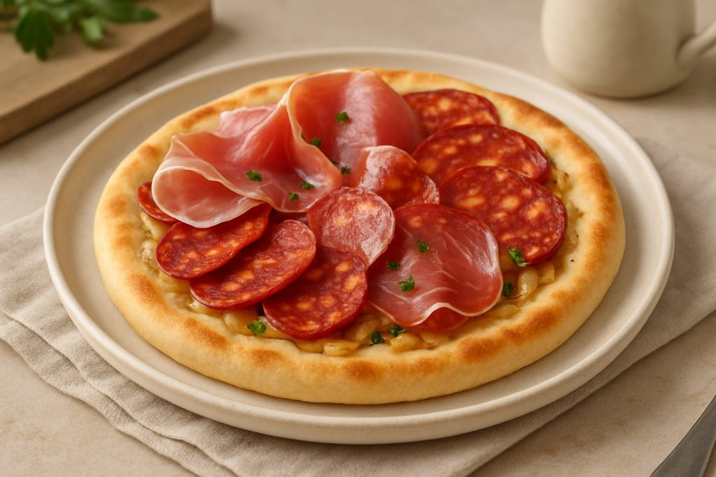 découvrez la recette traditionnelle du béret basque, préparée avec de la charcuterie authentique pour un goût véritablement savoureux et typique du pays basque.