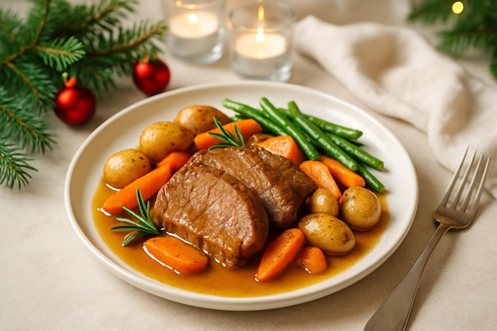 découvrez des recettes de veau savoureuses et festives pour réussir votre repas de noël. idées gourmandes et faciles à préparer pour un réveillon inoubliable.
