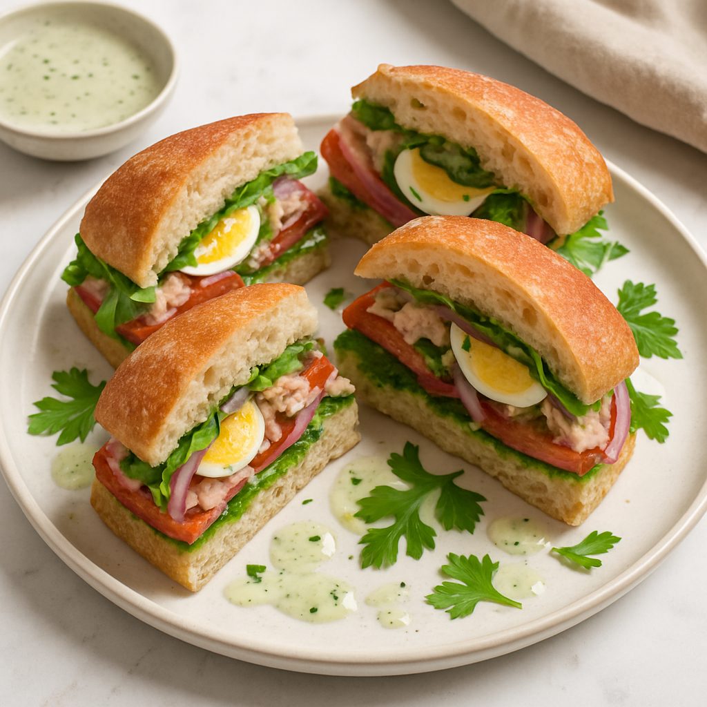 découvrez tout sur le pain bagnat, ce sandwich traditionnel de la cuisine niçoise, ses ingrédients authentiques, son histoire et comment le préparer chez vous.