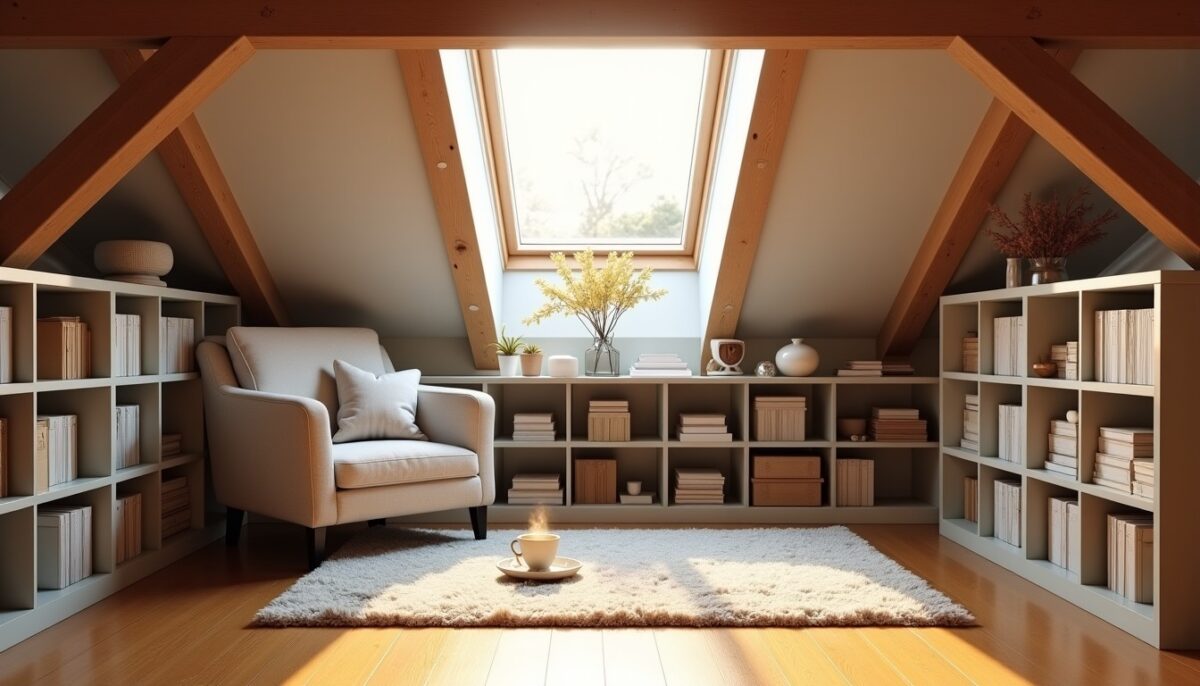 Maximiser l’espace sous les combles : astuces ingénieuses pour des rangements malins