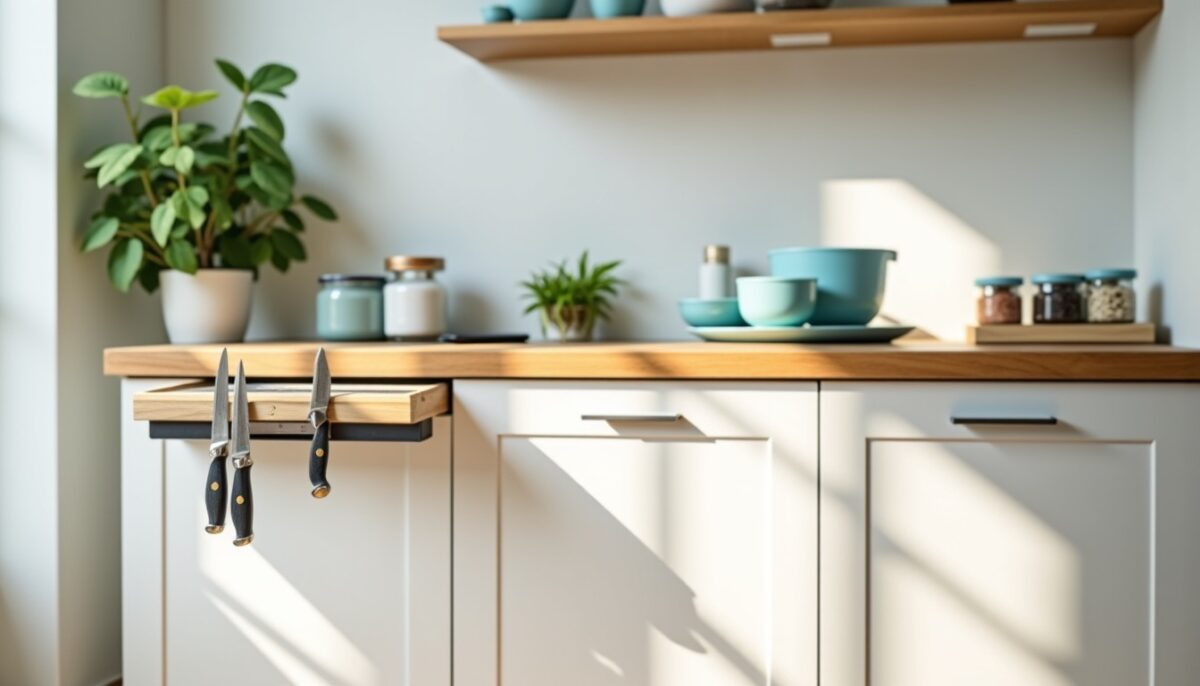 Astuces ingénieuses pour maximiser l'espace dans une petite cuisine