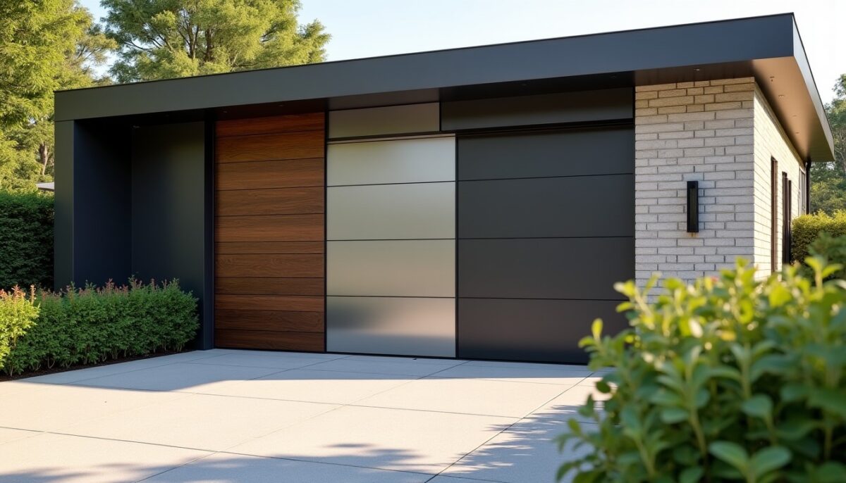 Porte de garage : comment choisir entre bois, PVC, alu ou acier pour allier style et performance ?