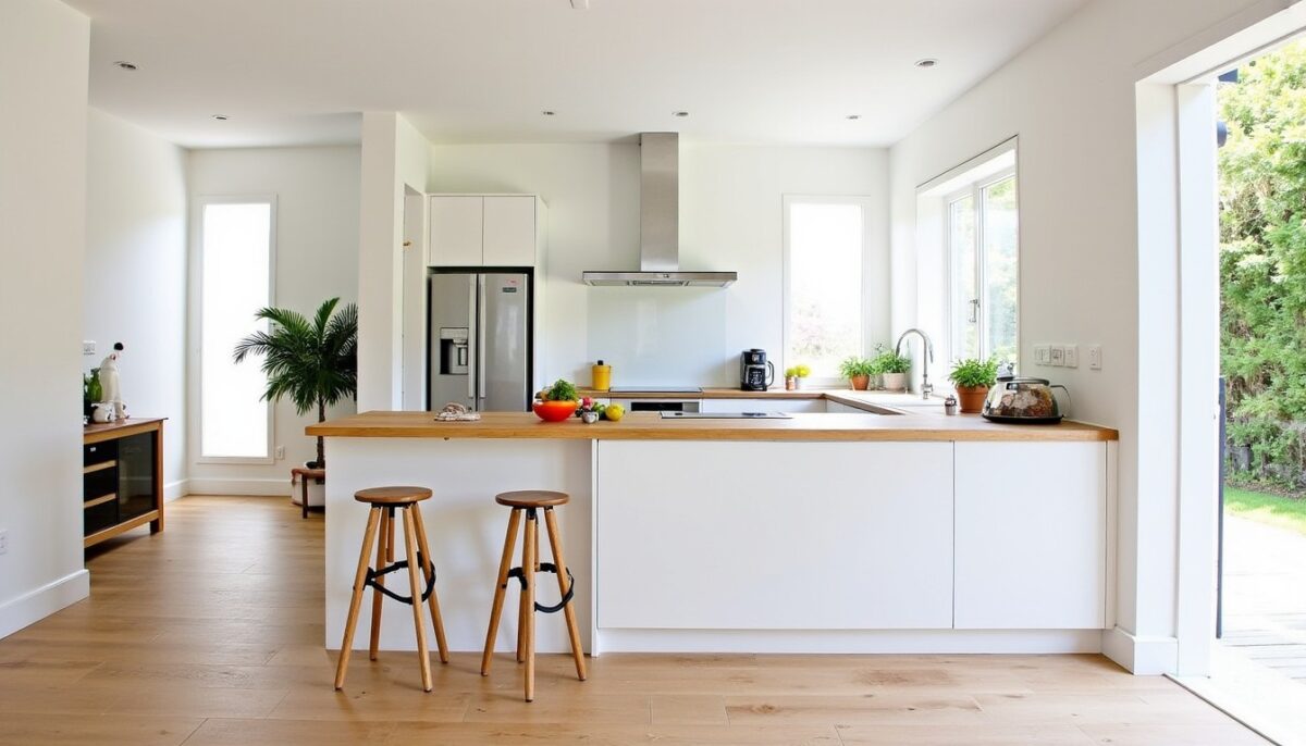 Guide créatif pour aménager et sublimer une cuisine blanche et bois