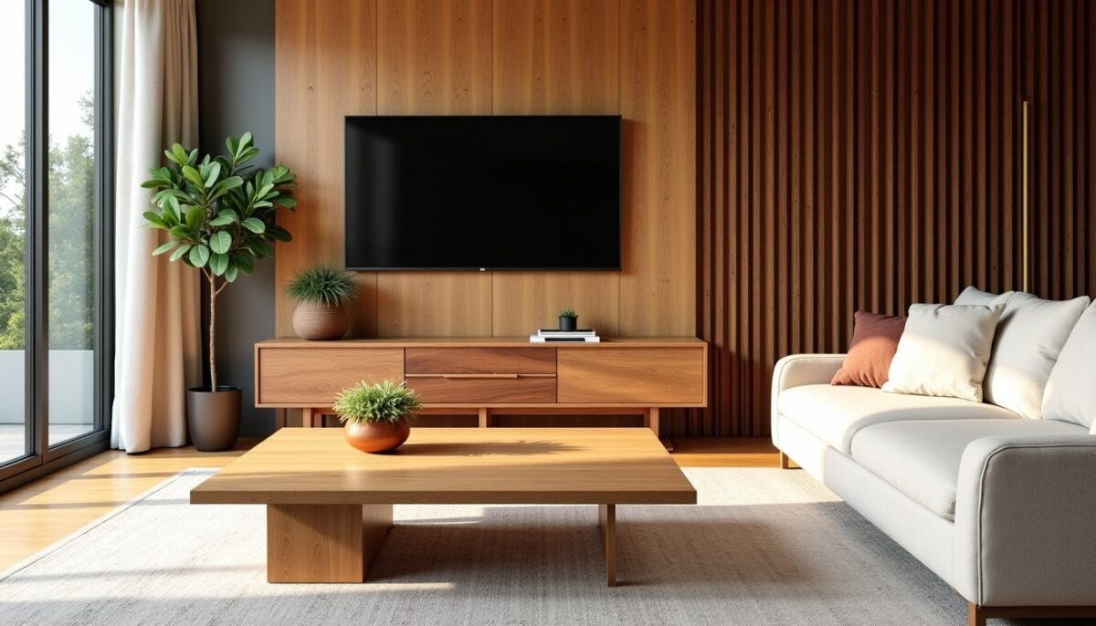 Quelles teintes choisir pour sublimer le bois dans votre salon ?