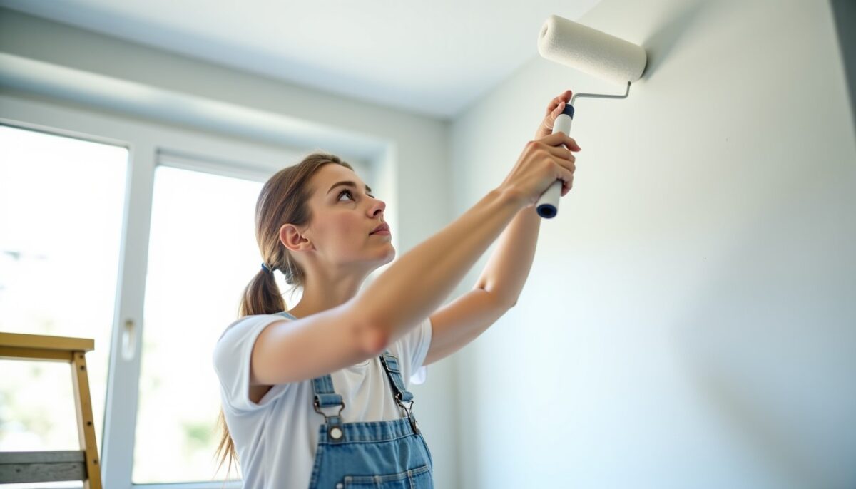 Peindre un plafond sans laisser de traces : guide complet et astuces incontournables